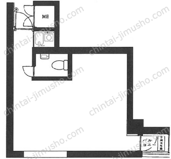 代々木シティホームズ9階の間取図