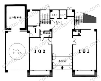 第35下川ビル／DAITOビル1階の間取図