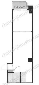 東京プロダクツビル／後楽園キャステール7Fの間取図