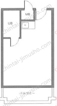 陽輪台西新宿林屋ビルの間取図