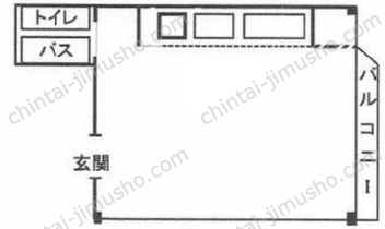 メゾンヨーラクの間取図