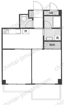 Beit Shalom／ベイトシャローム3階の間取図