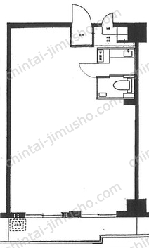 飯田橋ハイタウン8Fの間取図