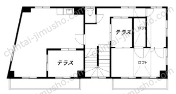 柴ビル5Fの間取図