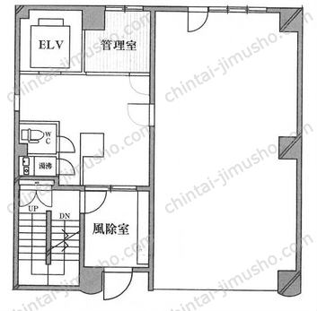 立川NXビル1階の間取図