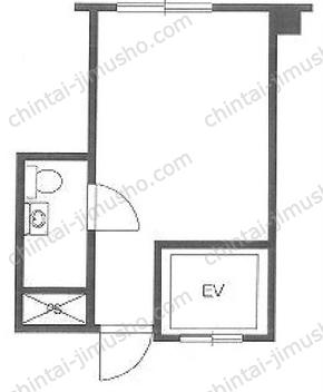 麹町ニシベマンション3階の間取図