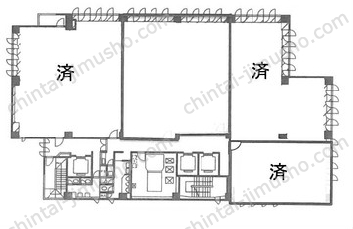 関内トーセイビルⅡの間取図
