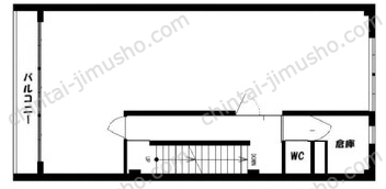 内田ビル4Fの間取図