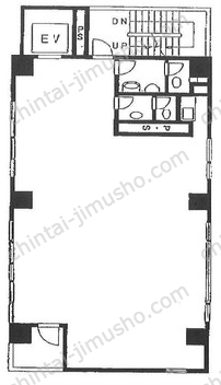 白鷺ビル7階の間取図