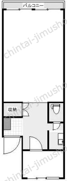 コーポクローバ浜・瀬尾・駒井の間取図