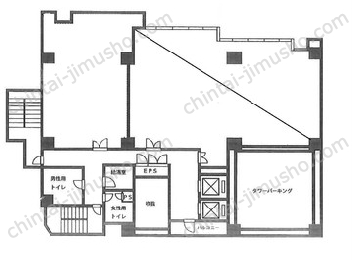 ワコーレ三軒茶屋64ビル3階の間取図