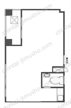 下総屋ビル2階の間取図