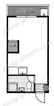 下北沢ロイヤルハイツの間取図