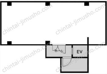 KN鶴見ビル5階の間取図