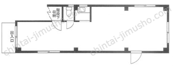菊地ビル1階の間取図