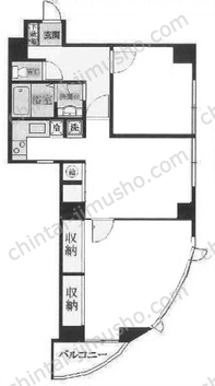 アークシティ池袋3階の間取図