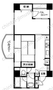 ルピナス東神奈川5階の間取図