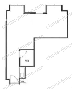 ラフィネ東銀座7階の間取図