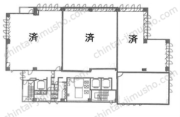 関内トーセイビルⅡの間取図