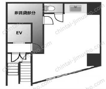 昭和ビルの間取図
