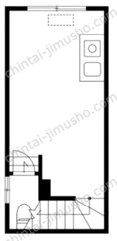 見山店舗ビル3階の間取図