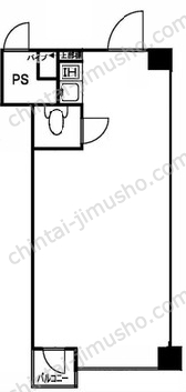 スカイメナー横浜3階の間取図