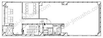 BizSQUARE 築地4Fの間取図