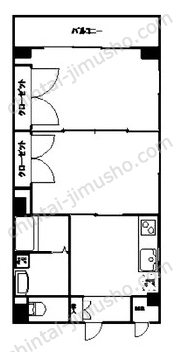 レプレビル3階の間取図