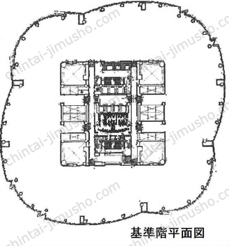 六本木ヒルズ森タワーの間取図