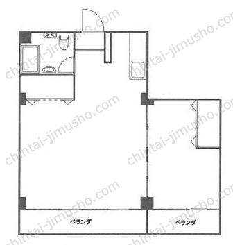 秀和南青山レジデンス6階の間取図