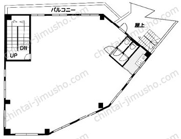 ツチヤビル4Fの間取図