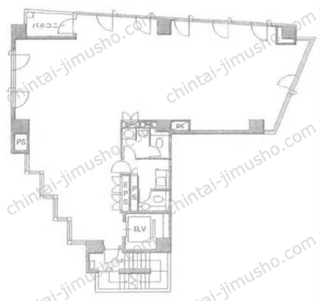 HAGIWARA BLDG.2／萩原ビル第2の間取図