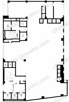 立川シネマシティビル13階の間取図