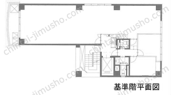 ワールド四谷ビル5階の間取図