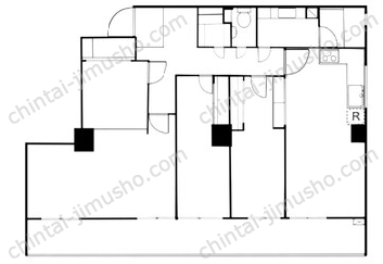 代々木いずみマンション6Fの間取図