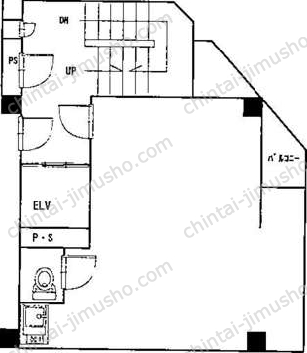 岩田光建ビル6階の間取図