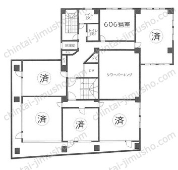 大同ビルの間取図