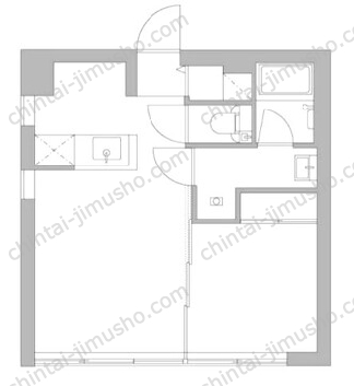 ARK RESIDENCE 市谷仲之町2Fの間取図