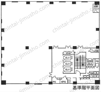 横浜みなと第一生命ビルの間取図