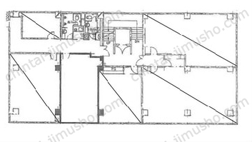 YK-16ビルの間取図