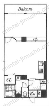 マンション荻窪3階の間取図