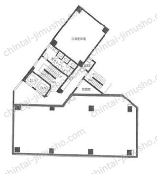 宮益坂プレイス渋谷4Fの間取図
