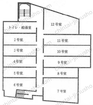 フロイントゥ三田の間取図