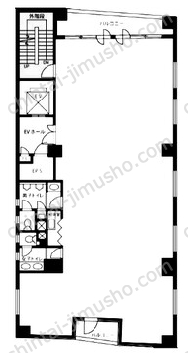 ヒロ四谷ビル3Fの間取図