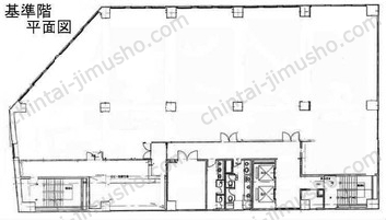 横浜尾上町ビルディング5階の間取図