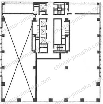 恵比寿ビジネスタワー／ビジネスエアポート恵比寿の間取図