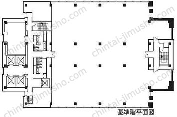 キャロットタワー22階の間取図