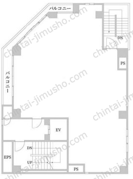 THE CENTRAL OMORI6Fの間取図