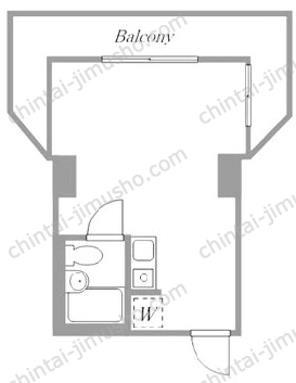 田町サンハイツ7階の間取図