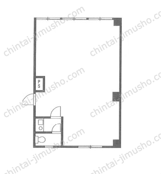 スクウェア新大塚1Fの間取図